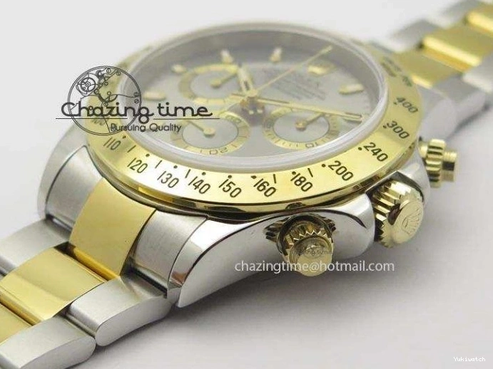 JF SS 116523 Gray On Best Bracelet A7750 YG Edition SS YG Dial Daytona 0312